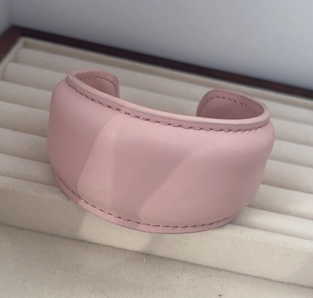 Vintage Leather Wide Open Bracelets