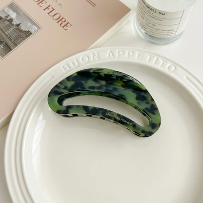 2+Hellow Out Oval Simple Hair Clips