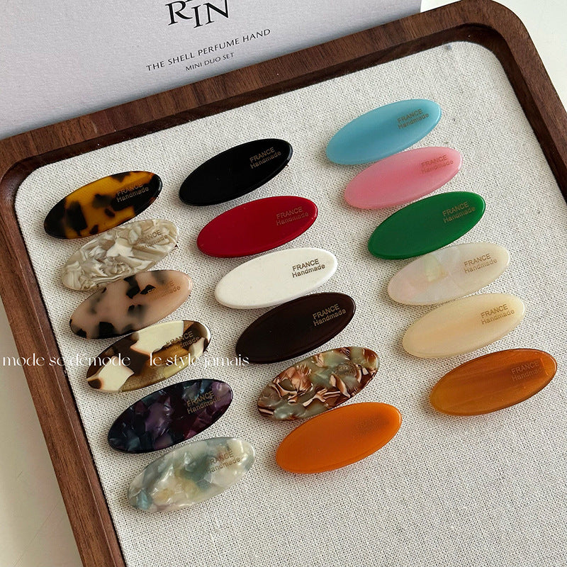 Cute Letter Print Mini Hair Clips