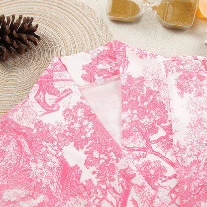 Print Soft Loose Homewear Sets