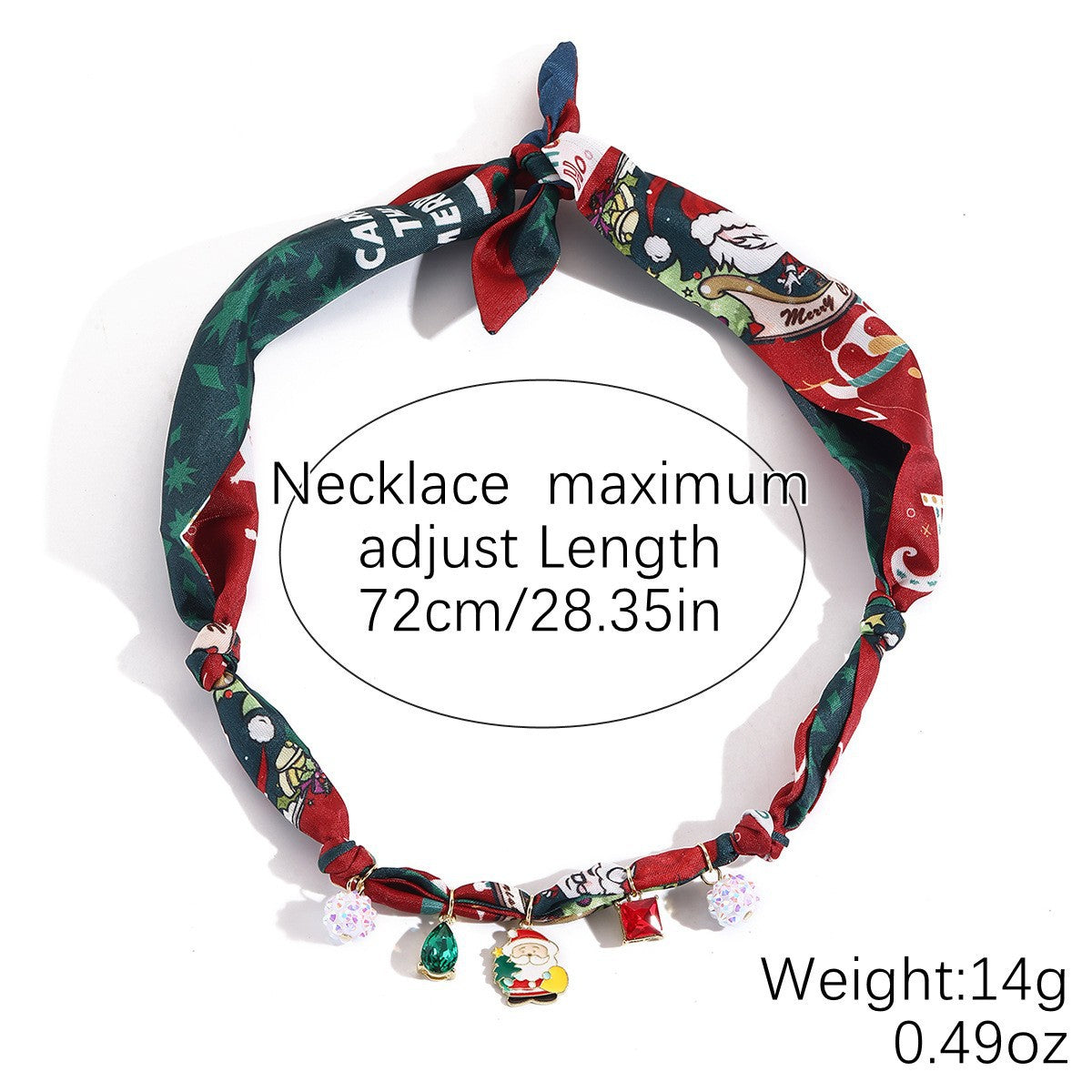 Halloween Skull Pumpkin Pendant Scarf Necklace