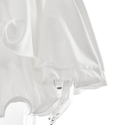 Flare Sleeve Ruffle Bodycon Mini Dress