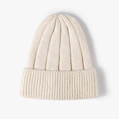 Solid Color Thick Knit Beanie