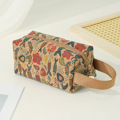 Cartoon Print Large Capacity Makeup Bag