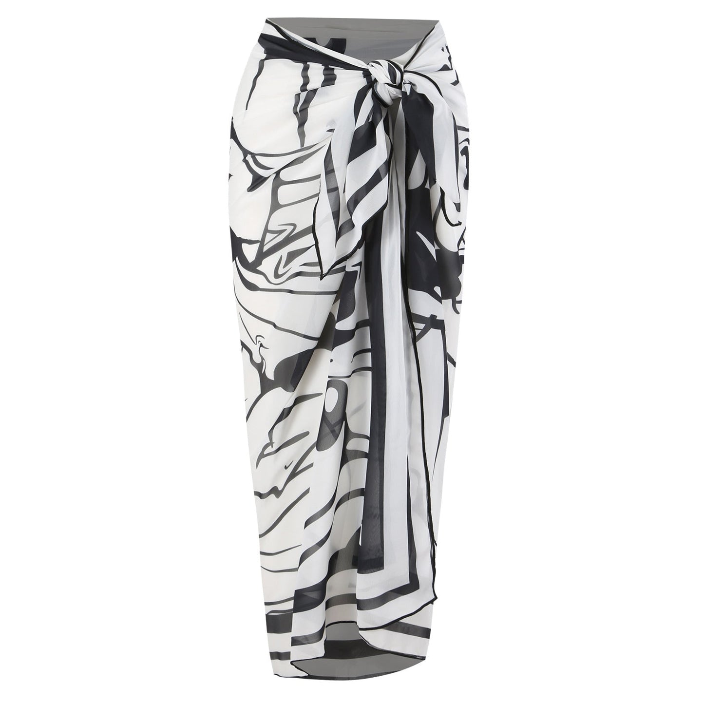 Flower One Piece Swimwear Print Cover