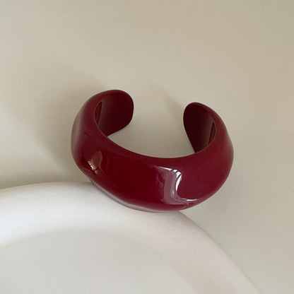 Geometric Irregular Acrylic Open Bracelets