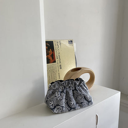 Floral Embroidered Lace Cosmetic Bag