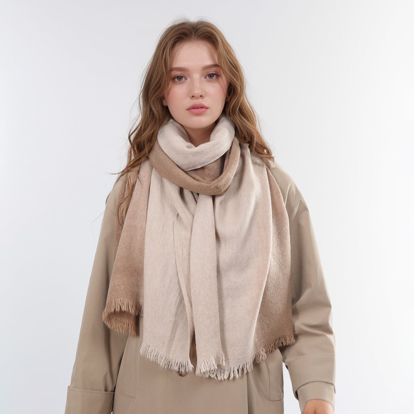 2+ Gradual Color Elegant Scarves