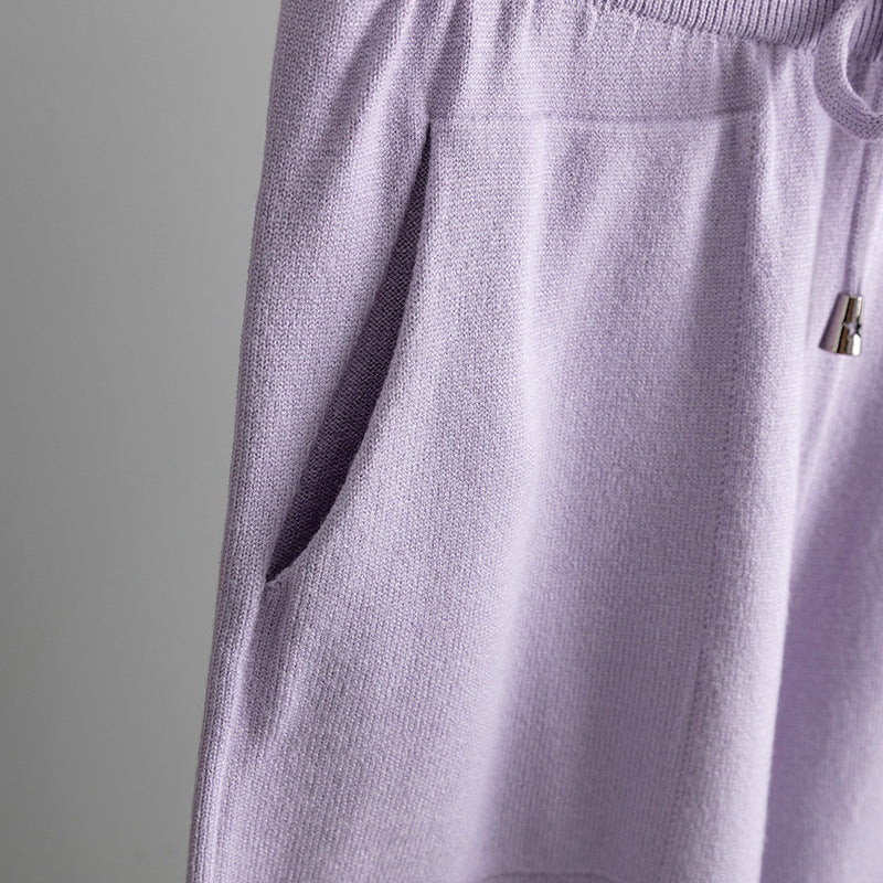 2+ Round Neck Simple Knit Sets