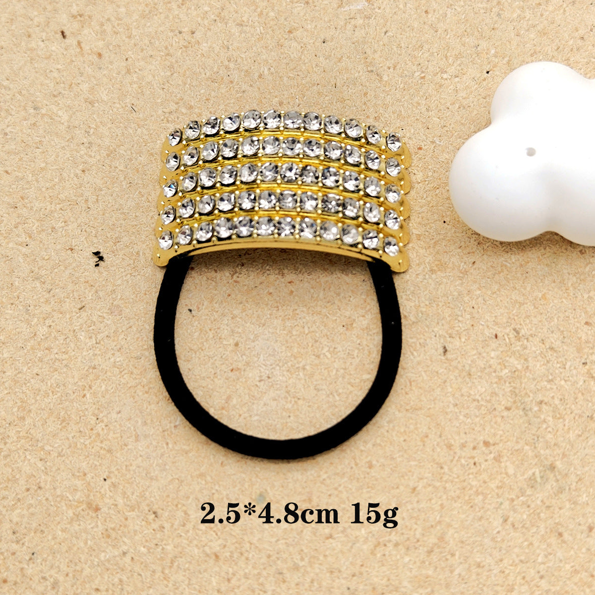 Trendy Rhinestone Starfish Ponytail Hair Tie