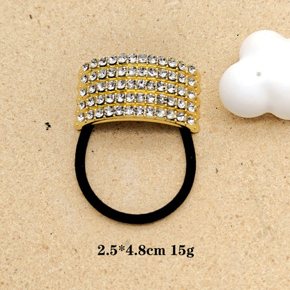Trendy Rhinestone Starfish Ponytail Hair Tie