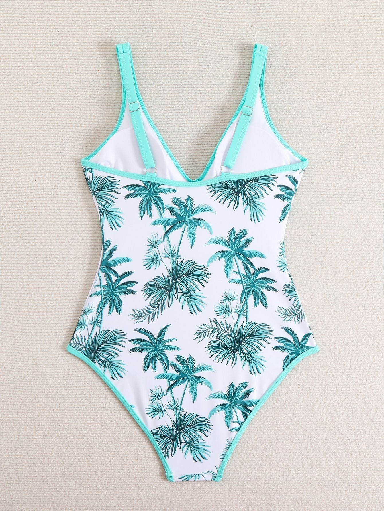 Sexy Floral Ptrint One-Piece Sporty Swimsuit