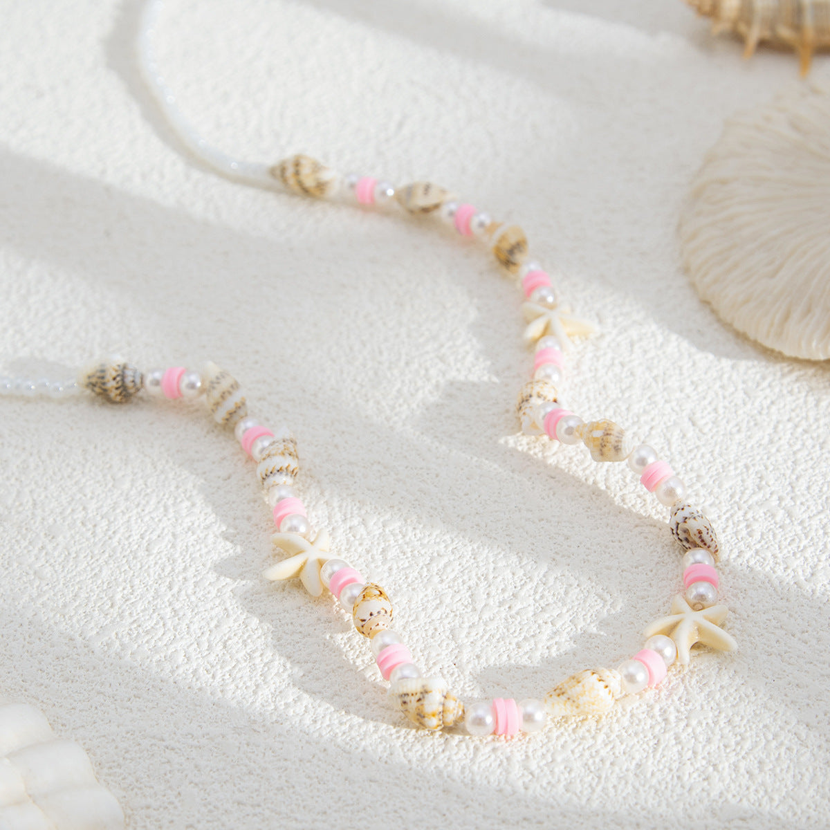 Simple Pearl Conch Beaded Body Chain