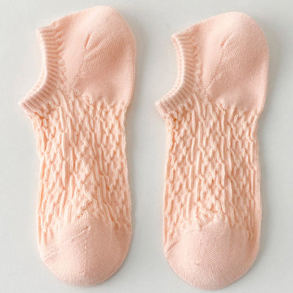 Twist Solid Color Sweet Low Ankle Socks