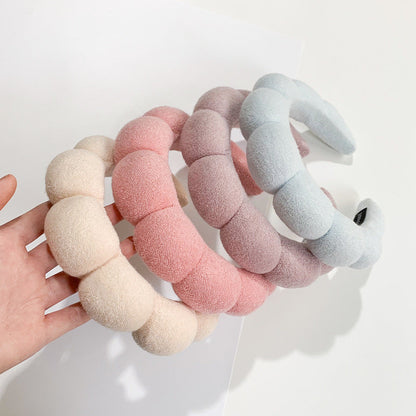 Towel Velvet Cloud Twist Hairband