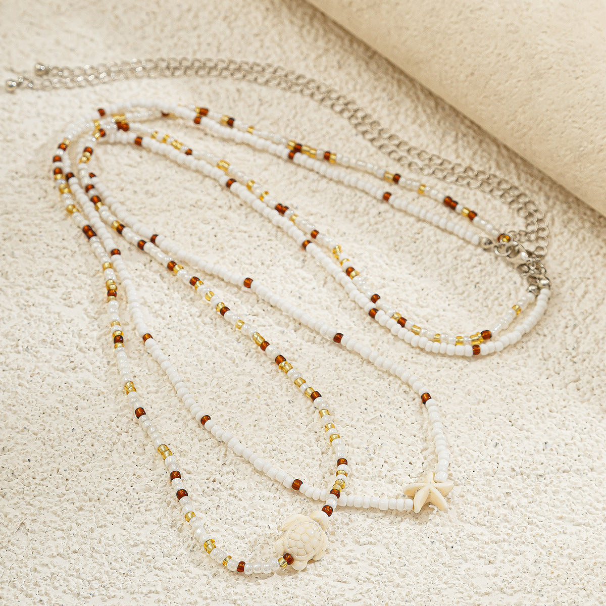 Star Beaded Double Layers Waist Chain