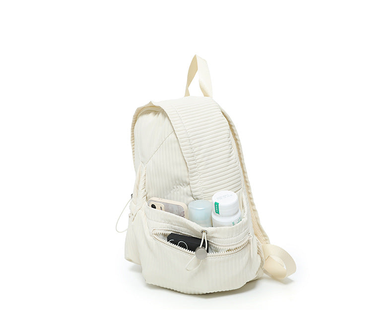 Lightweight Ruffled Portable Backpack