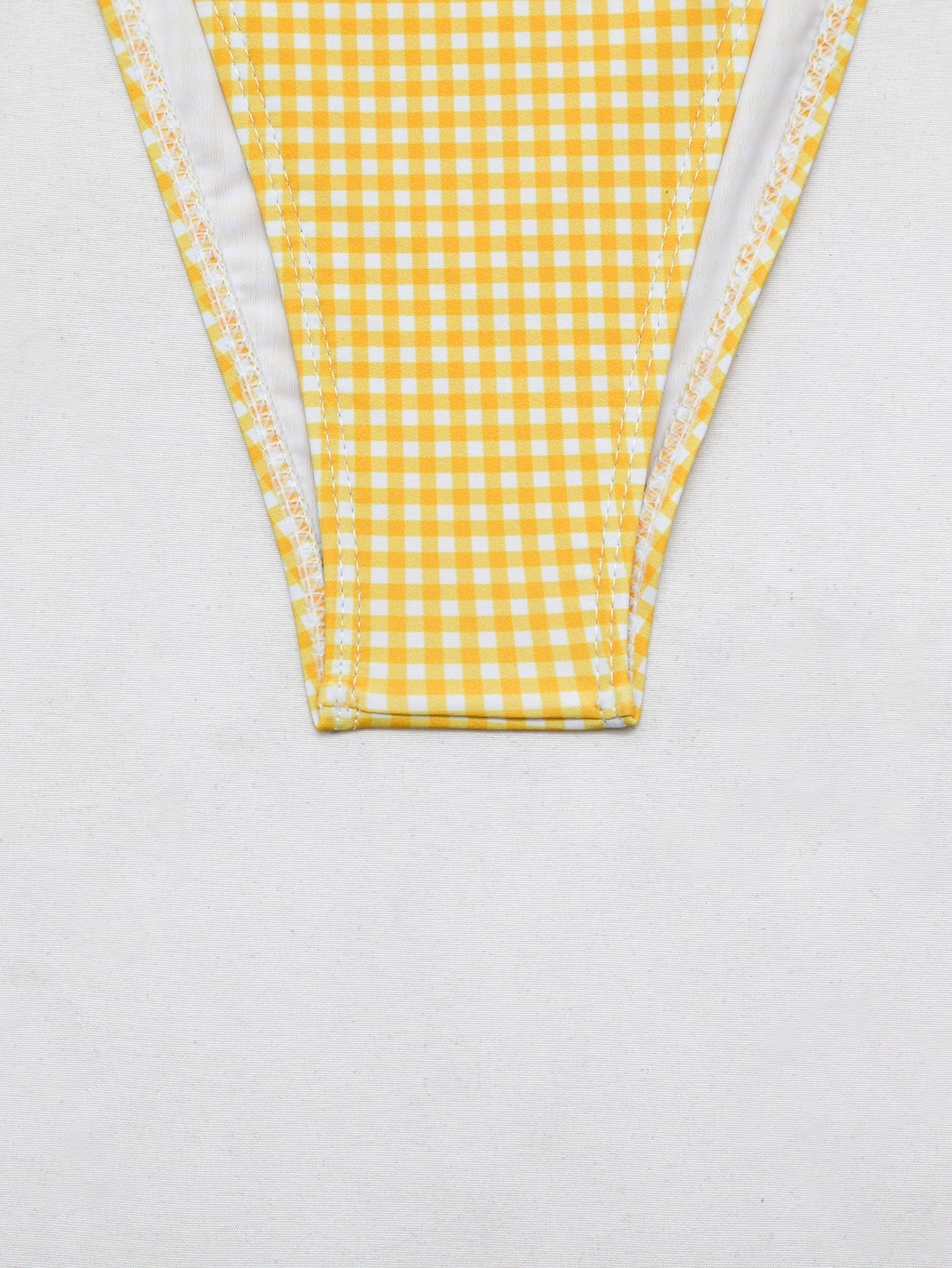 Cute Floral Gingham Bikini Swimwear