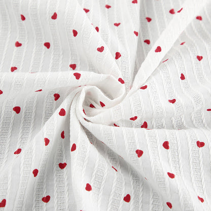 Bubble Sleeve Waist Tie Homewear Dress