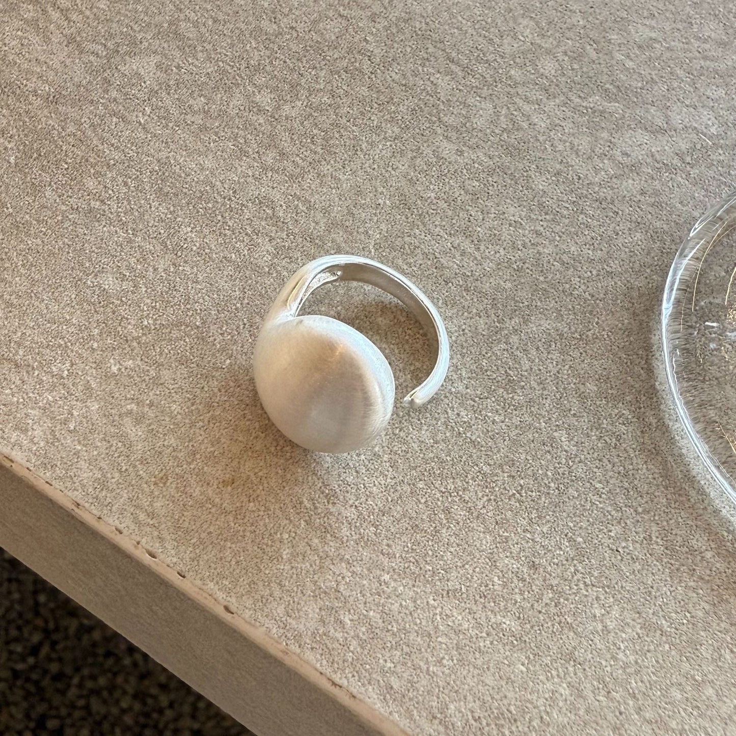 Trendy Silver Wide Open Band Ring