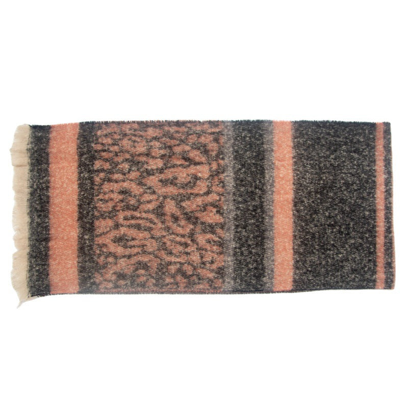 Vintage Leopard Print Scarves