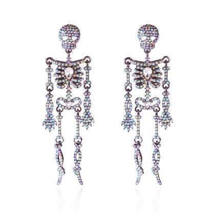 Halloween Shiny Rhinestone Drop Earrings