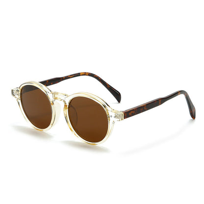 Retro Round Frame Polarized Sunglasses