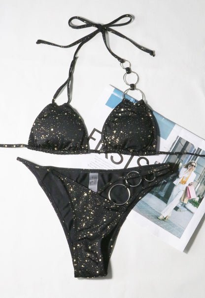 Sexy Backless Halter String Tie Swimwear