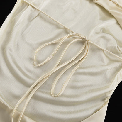 Sexy Backless String A-Line MIni Dress