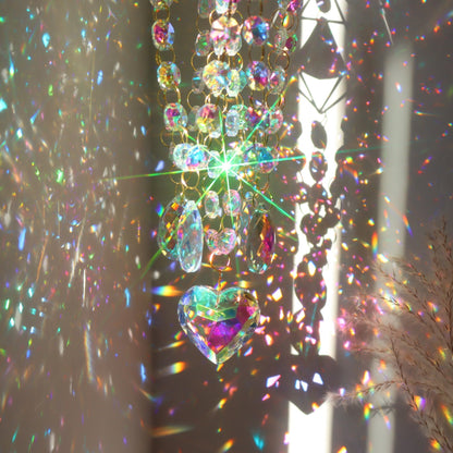 3+ Metal Frame Rainbow Suncatcher Hangings