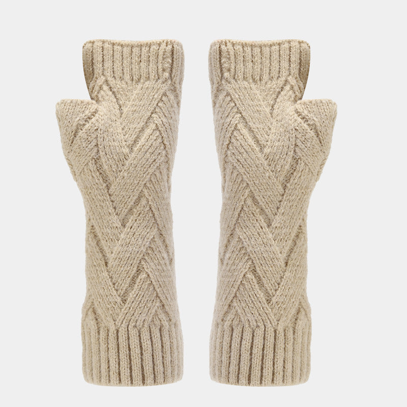 3PCS Solid Color Twist Hat & Scarf Sets