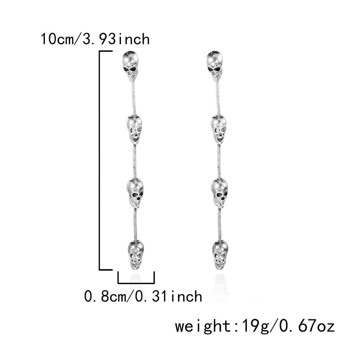 Halloween Pumpkin Ghost Tassel Dangle Earrings