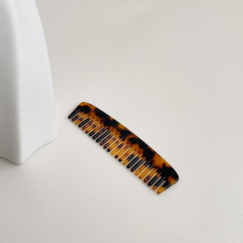 Simple Mini Portable Acrylic Hair Comb