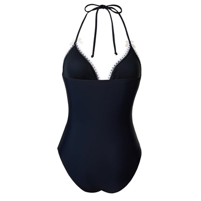 String One Piece Swimwear with Cover