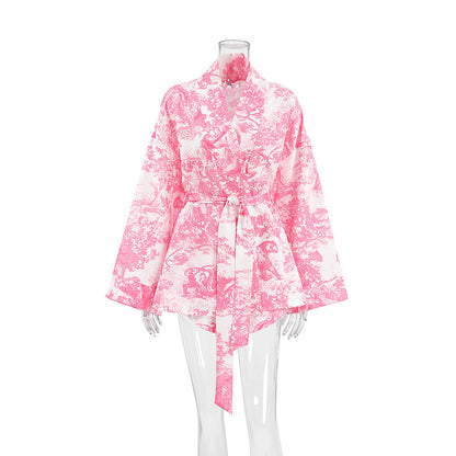 Print Soft Loose Homewear Sets