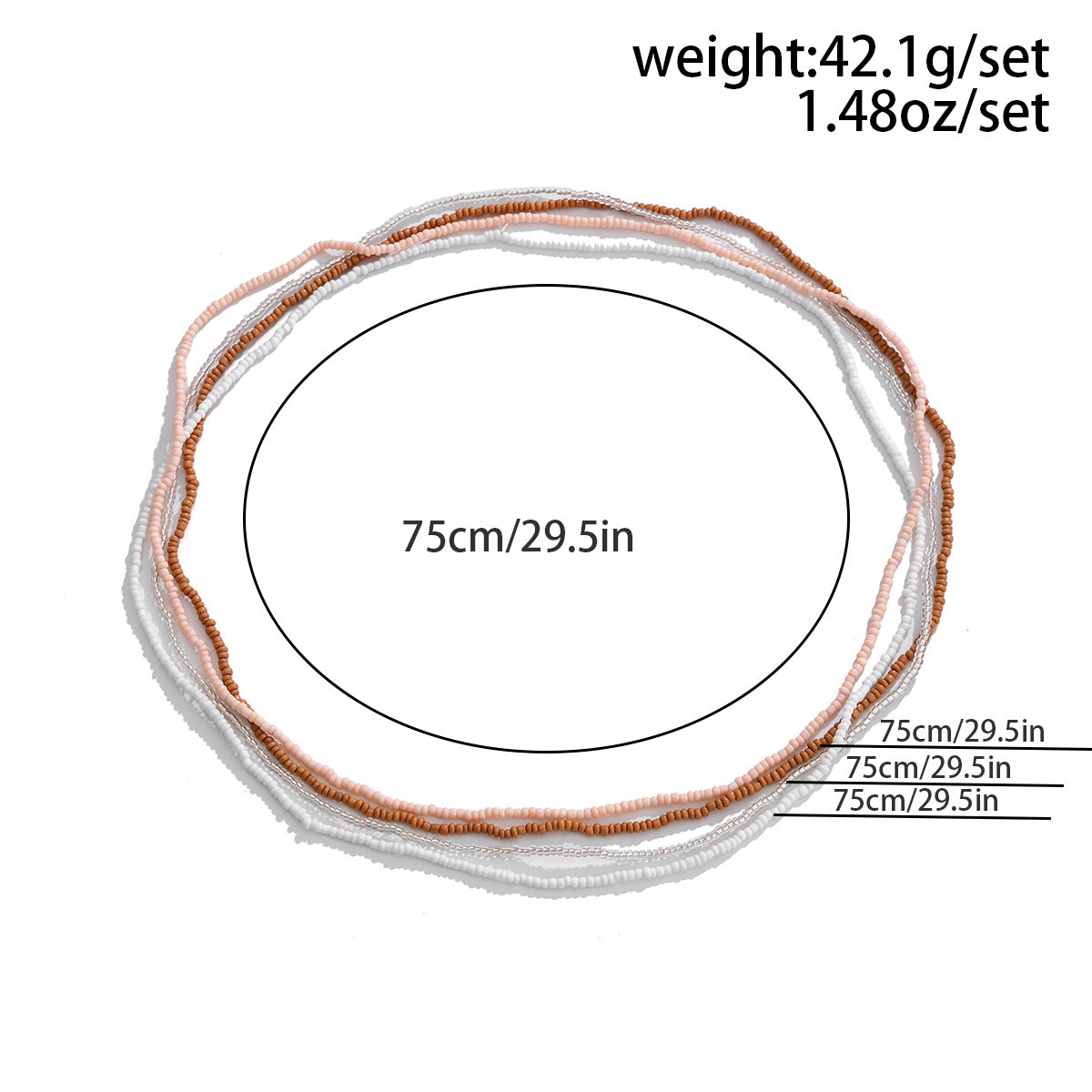 Colorful Beach Sexy Stretch Beaded Waist Chain