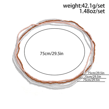 Colorful Beach Sexy Stretch Beaded Waist Chain