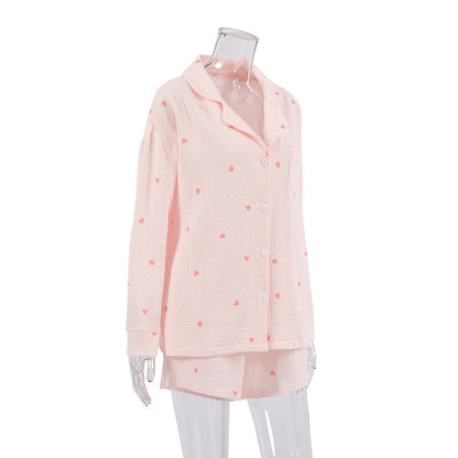 Love Print Casual Soft Homewear Sets