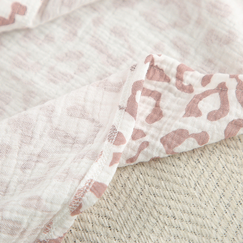 Leopard Print Loose Sleepwear Sets