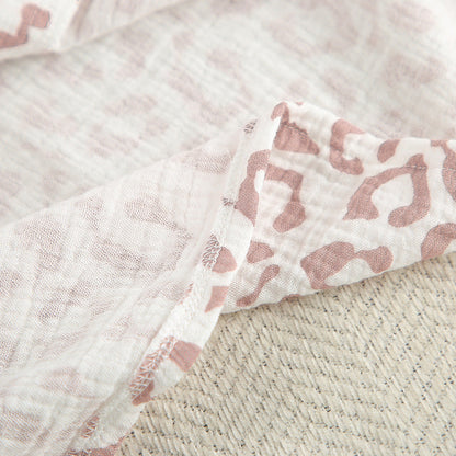 Leopard Print Loose Sleepwear Sets