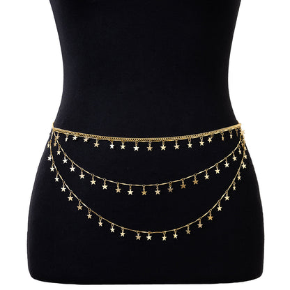 Sexy Star Peral Butterfly Chain