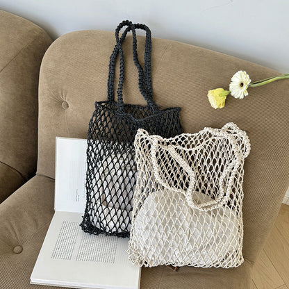 Simple Hollow Braided Shoulder Bags