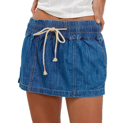 Casual Denim Pocket Dressy Shorts