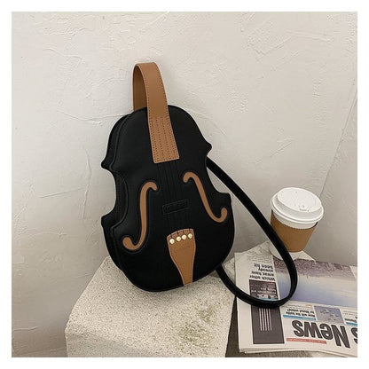 Creative Violin Shape Crossbody Bag