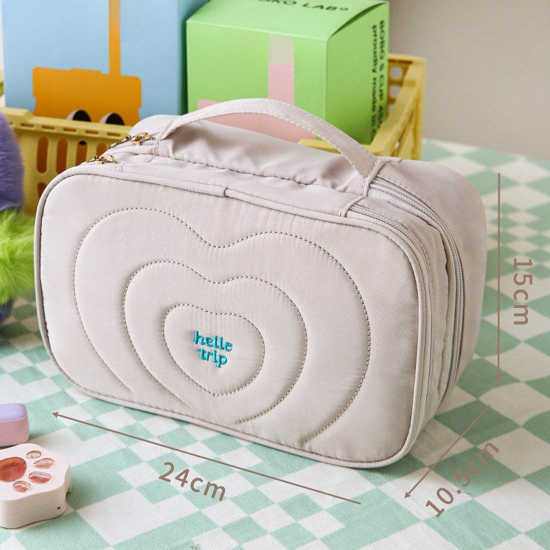 Love Large Capacity Handbag Make Up Bag