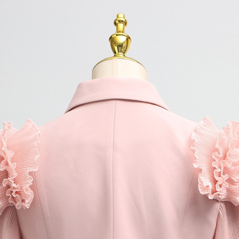 Fashion Luxury Two Piece Dress Floral Mesh