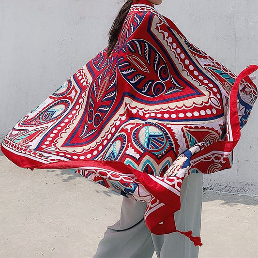 Ethnic Style Scarf Sun Protection Shawl