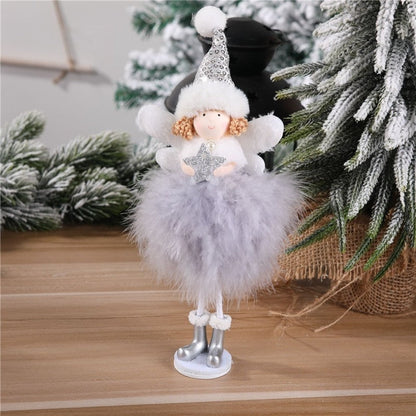 Feather Angel Christmas Ornament