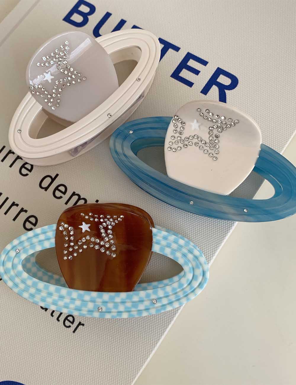 Sweet Star Rhinestone Geometric Hair Claw