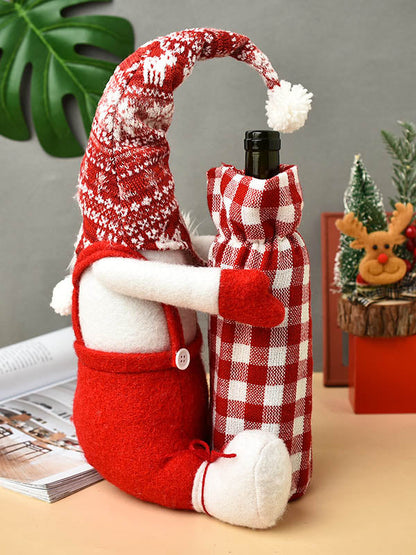 Christmas Decoration Wine Bags Doll